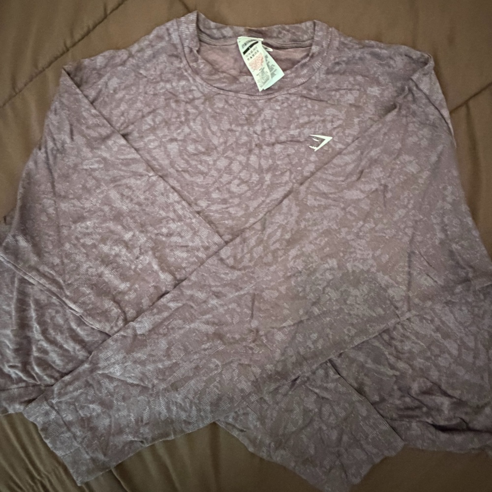 Gymshark Purple Crop Top